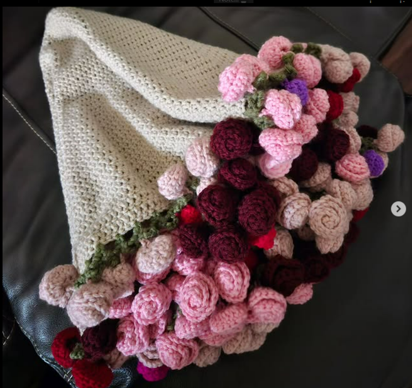 Flower Bouquet Blanket